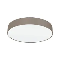 Люстра потолочная Pasteri 97612 Eglo белая коричневая на 3 лампы, основание коричневое в стиле современный 